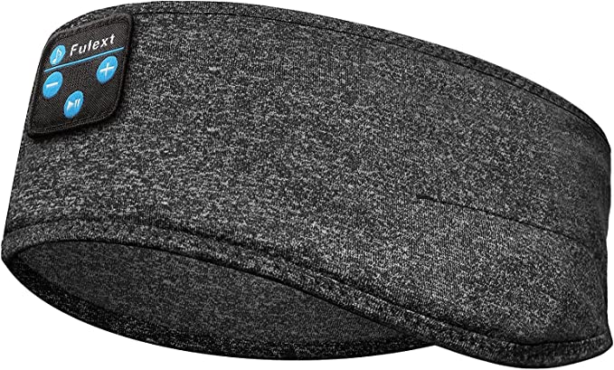 Casque de Sommeil sans Fil Navly Bluetooth V5.0 Bandeau de Sport Ecouteurs avec Ultra-Fins HD Stéréo Haut-parleurs,Parfait pour Sport,Dormeurs Latéraux,Voyage en Avion,Méditation et Relaxation