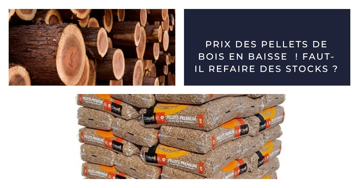 Prix des pellets de bois en baisse : le moment idéal pour refaire ses stocks ?