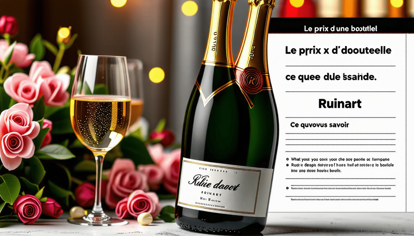 découvrez tout ce que vous devez savoir sur le prix d'une bouteille de ruinart avec notre guide complet.