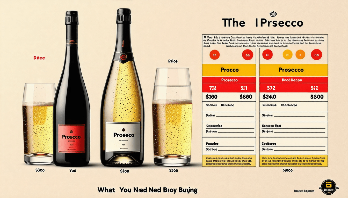 découvrez tout ce qu'il faut savoir avant d'acheter une bouteille de prosecco : prix, caractéristiques et informations essentielles.