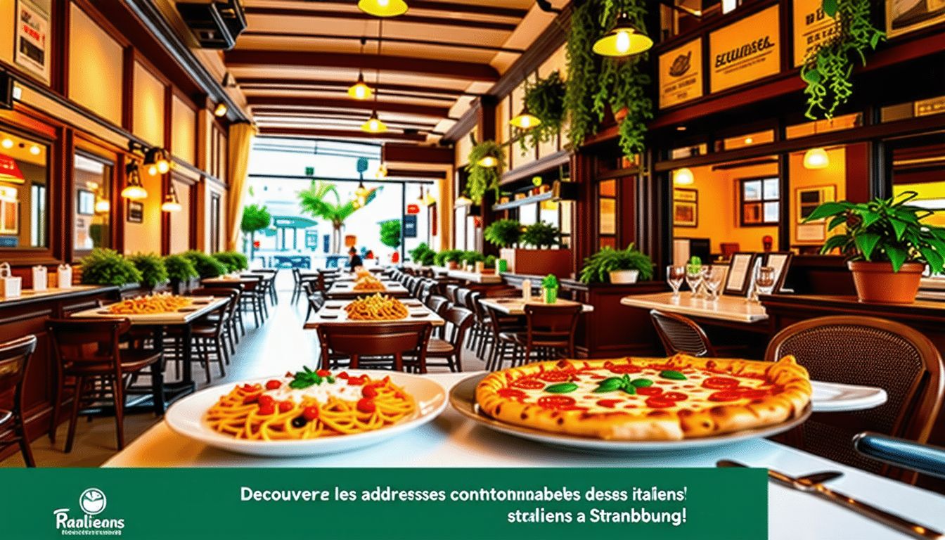 découvrez les adresses incontournables des restaurants italiens à strasbourg et régalez-vous de délicieuses saveurs méditerranéennes dans la capitale alsacienne.