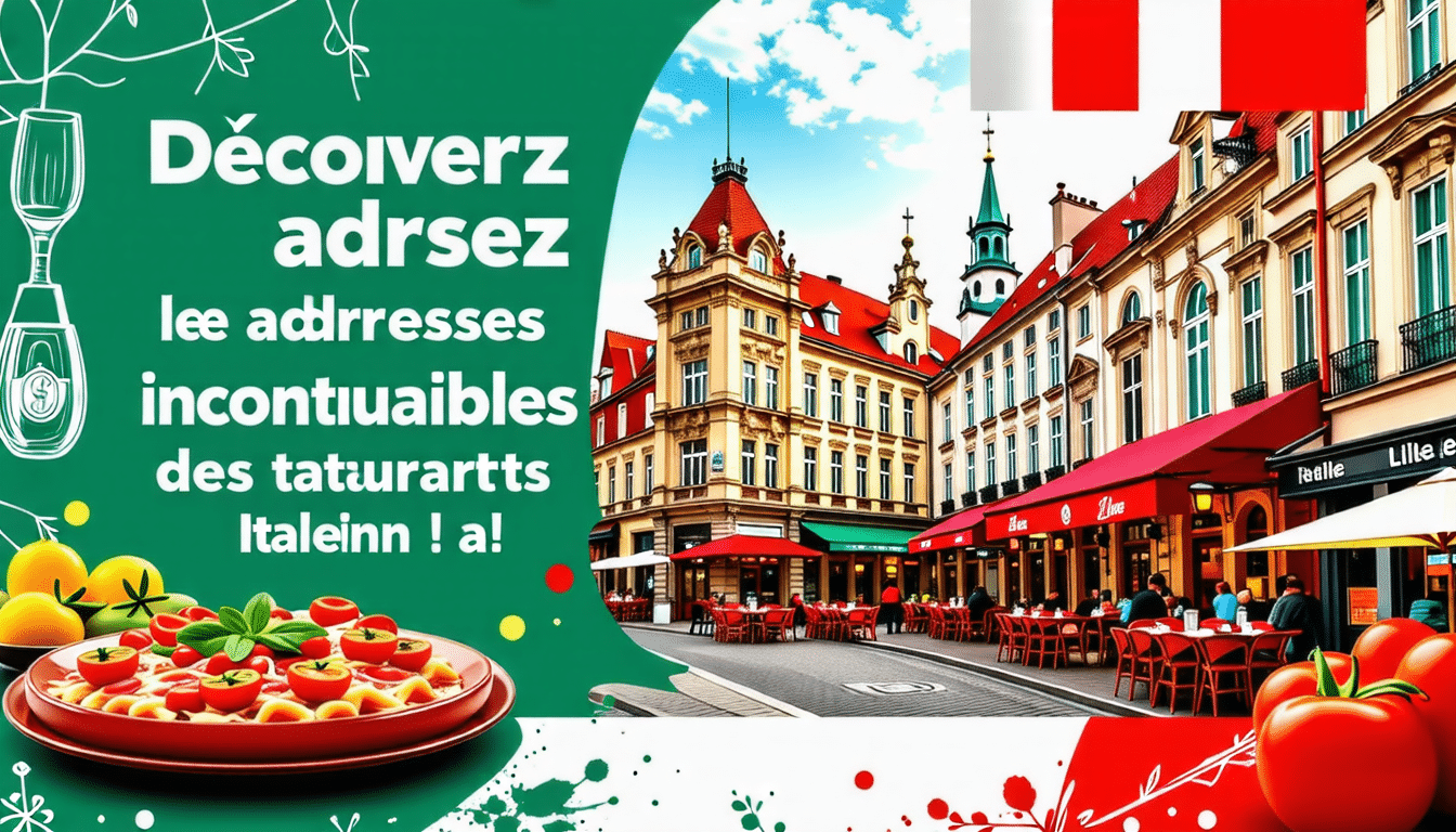 découvrez les meilleurs adresses des restaurants italiens à lille et savourez des mets délicieux dans une ambiance chaleureuse.