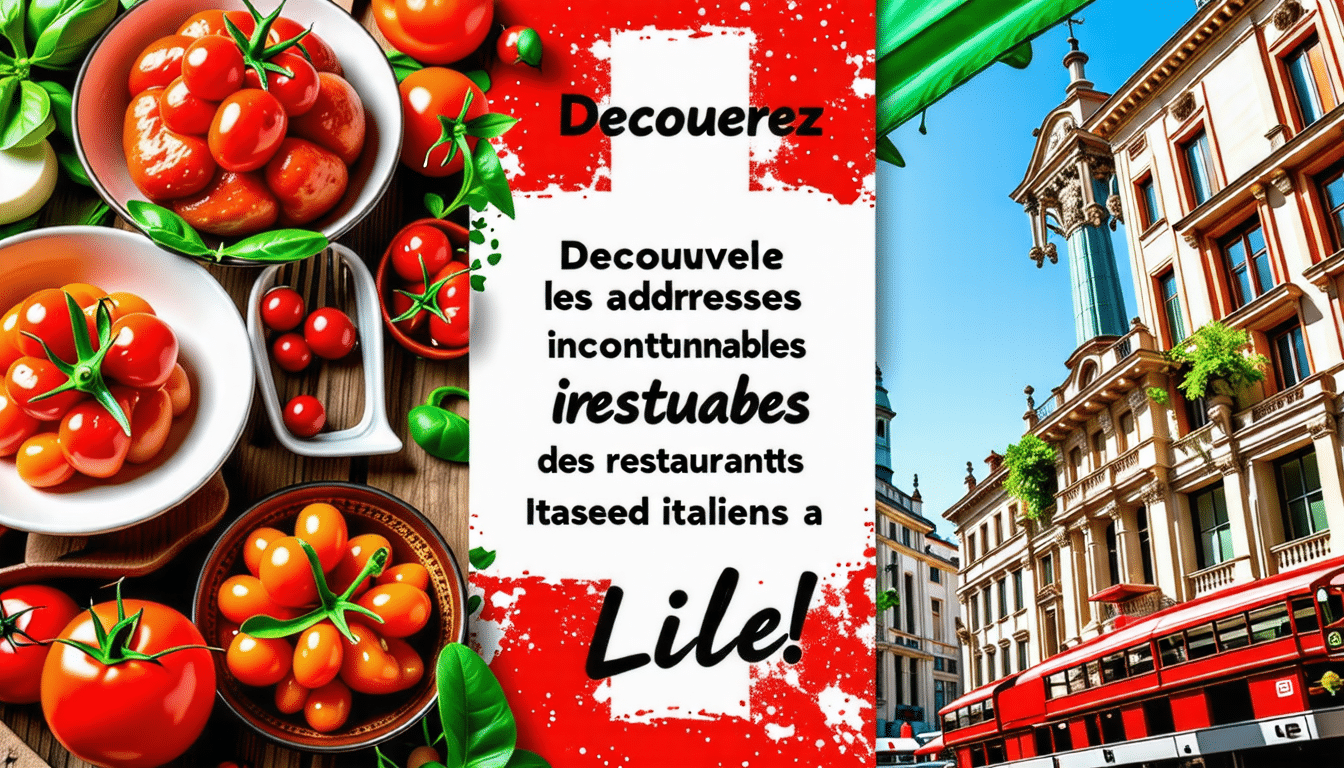 découvrez les meilleures adresses de restaurants italiens à lille et savourez la délicieuse cuisine italienne dans la capitale des hauts-de-france !