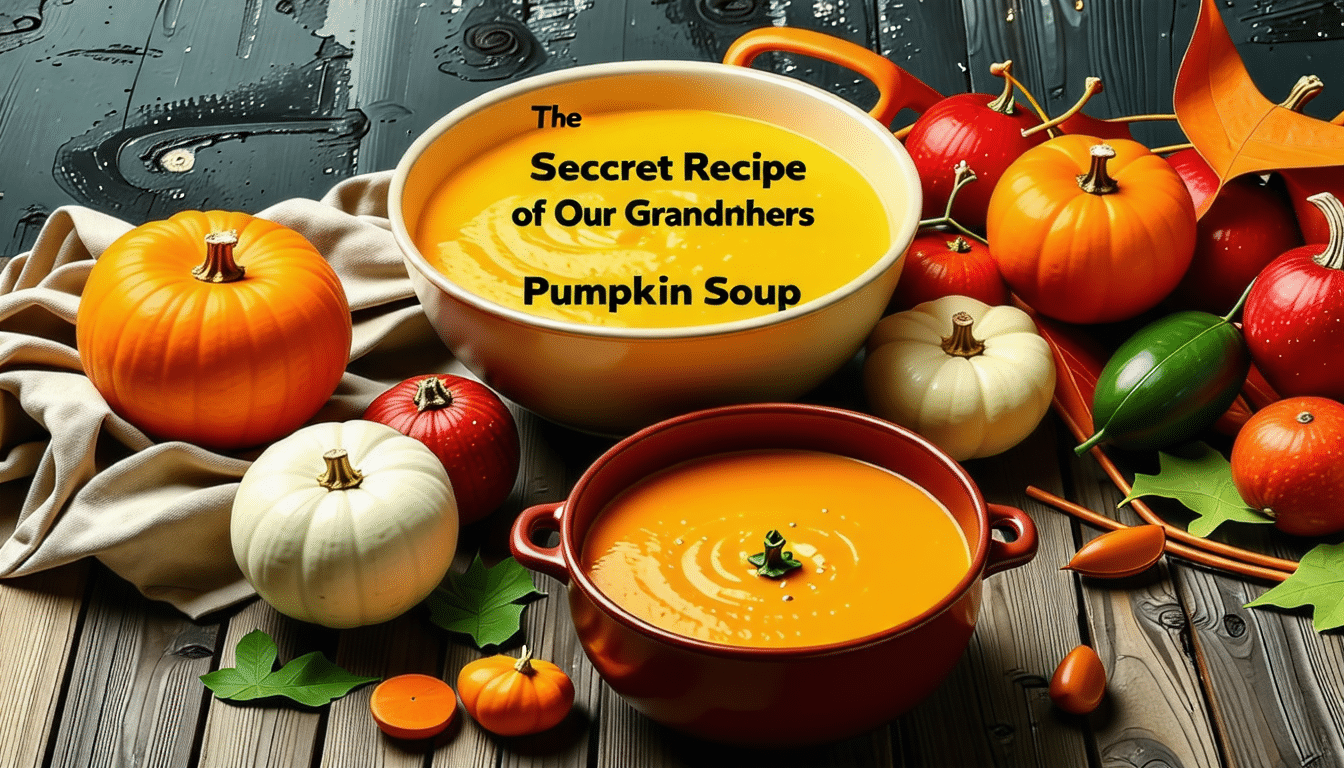découvrez la délicieuse recette traditionnelle de soupe au potiron transmise de génération en génération, la recette secrète de nos grands-mères. savourez ce plat réconfortant et authentique !