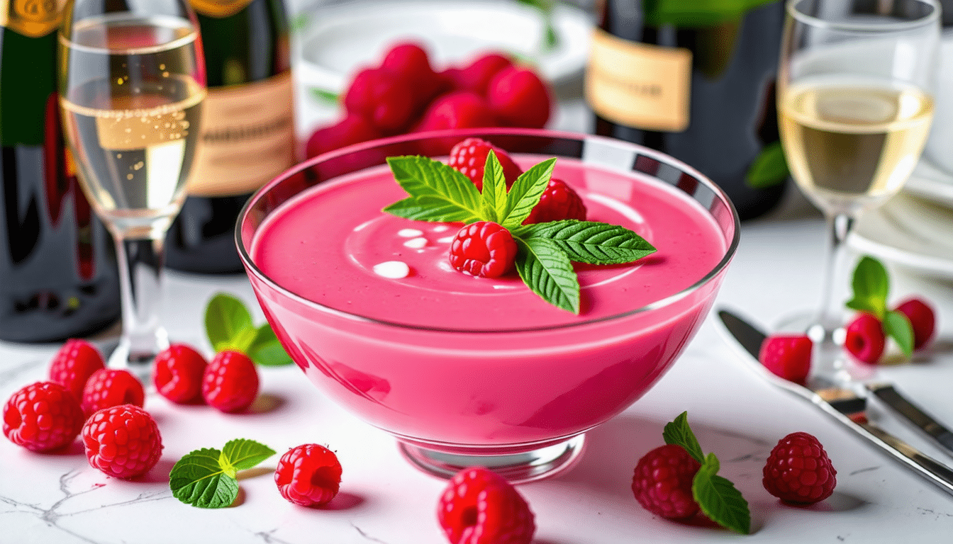 découvrez comment préparer une délicieuse soupe de champagne à la framboise, un cocktail raffiné qui saura impressionner vos invités. suivez nos astuces et recettes pour créer cette boisson festive et savoureuse, idéale pour toute occasion.