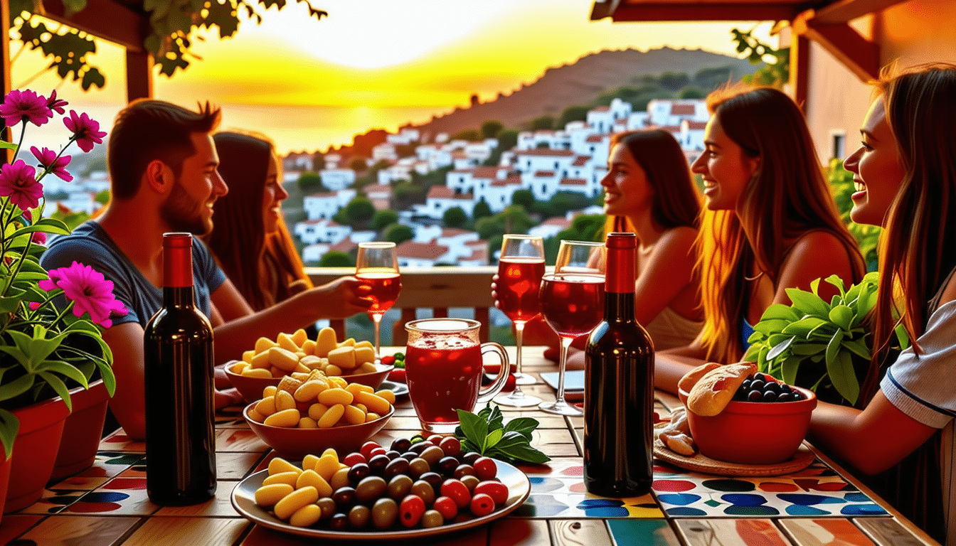 plongez dans l'univers festif de l'apéritif à l'espagnole. cette expérience conviviale vous invite à savourer des tapas, des boissons authentiques et à partager des moments inoubliables entre amis. ne manquez pas cette occasion de découvrir la culture espagnole tout en vous régalant !
