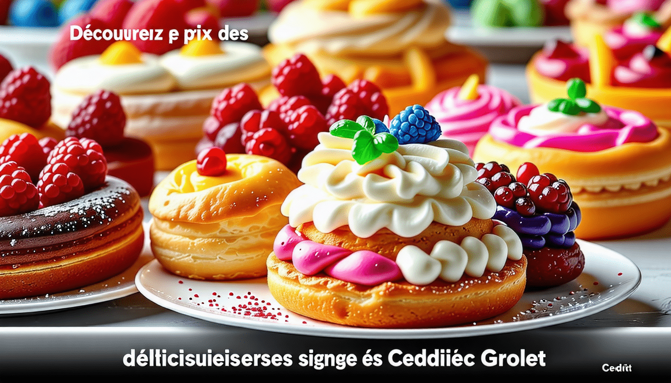 découvrez les prix des délicieuses pâtisseries signées par cédric grolet et offrez-vous une expérience gourmande inoubliable.