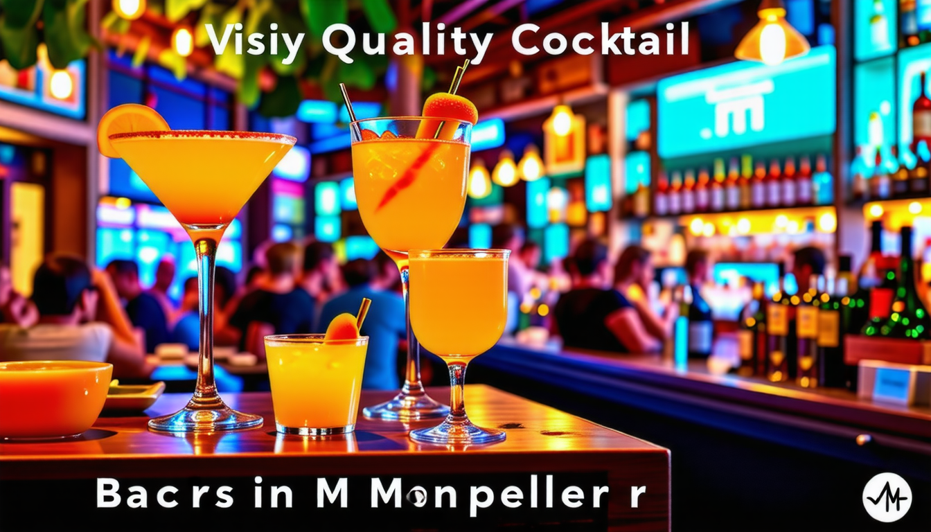 découvrez les adresses incontournables des bars à cocktails à montpellier pour passer des soirées exaltantes et enivrantes dans une ambiance conviviale et branchée.