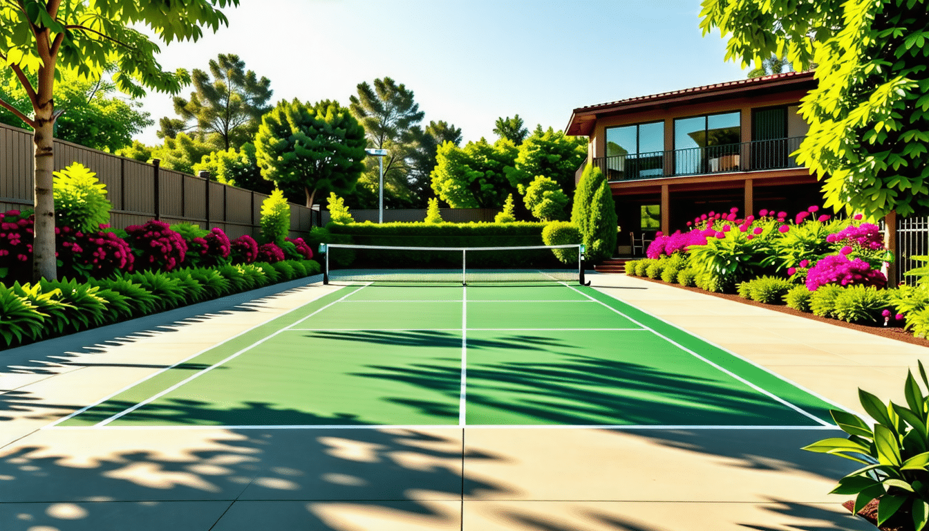 découvrez la taille minimale nécessaire pour aménager un terrain de padel dans votre jardin. optimisez vos espaces extérieurs tout en respectant les normes essentielles pour un jeu confortable et amusant. apprenez tout ce qu'il faut savoir pour créer votre propre coin de padel chez vous.