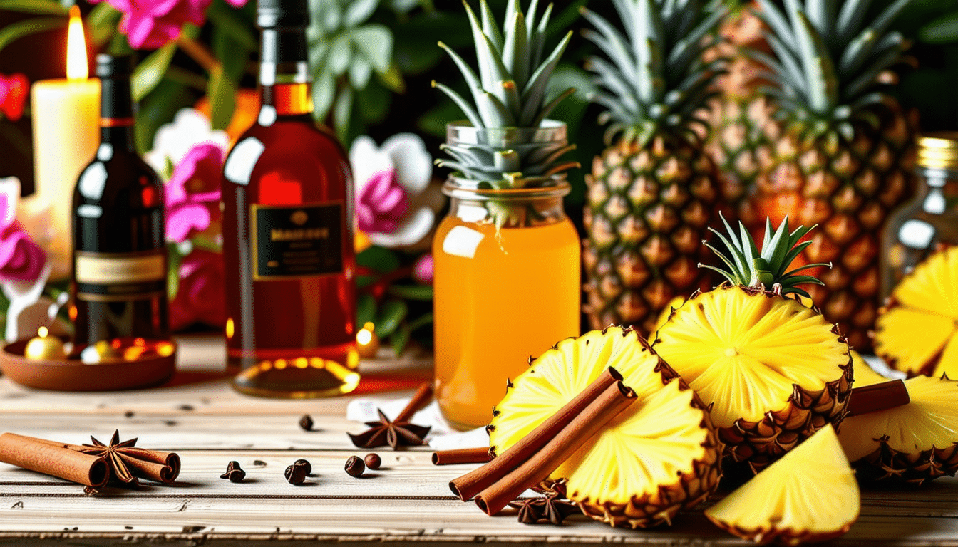découvrez comment préparer un rhum arrangé à l'ananas savoureux, parfait pour vos occasions spéciales. suivez notre recette facile et impressionnez vos invités avec cette boisson exotique et rafraîchissante, idéale pour tous les moments festifs.