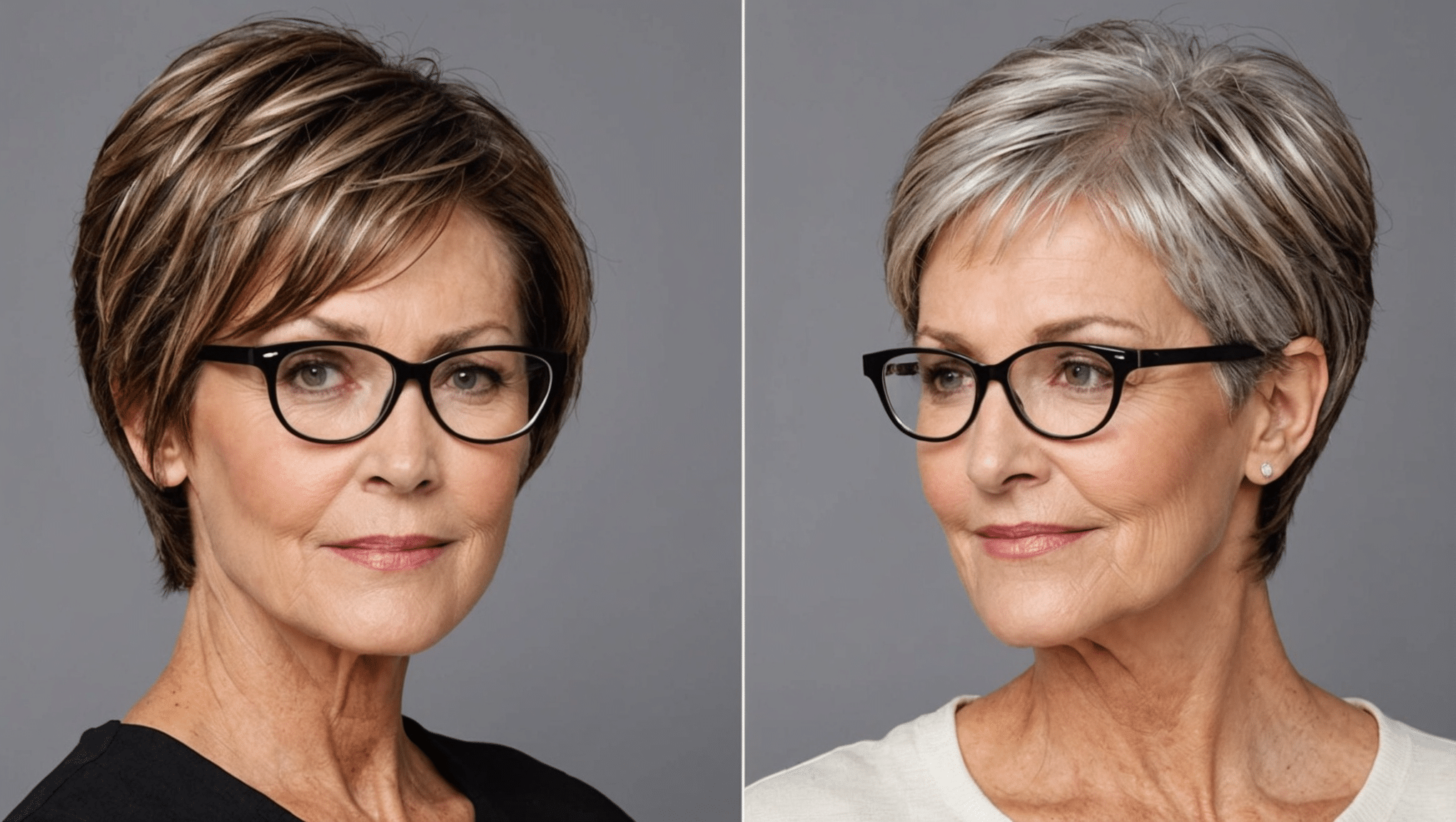 découvrez notre sélection des 20 coiffures courtes tendance en 2024, spécialement conçues pour les femmes de 70 ans portant des lunettes. trouvez l'inspiration pour un look chic et moderne qui met en valeur votre personnalité tout en étant pratique et élégant.
