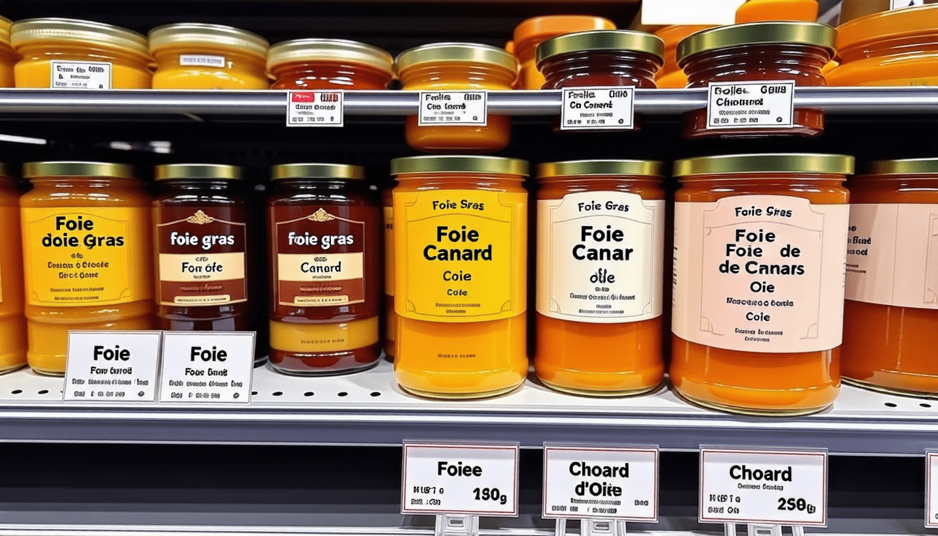 découvrez notre guide pratique pour bien choisir votre foie gras en grande surface. apprenez à distinguer les différentes qualités, à identifier les labels de certification et à faire le meilleur choix pour vos repas festifs. suivez nos conseils pour savourer un foie gras d'exception!