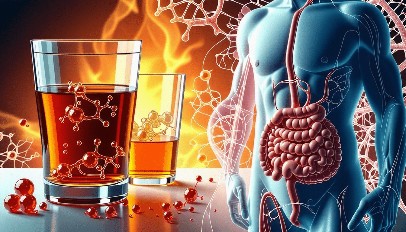découvrez le fascinant processus de dégradation d'un verre de whisky dans le corps humain. apprenez comment l'alcool est métabolisé, ses effets sur votre santé et les différentes phases de cette transformation chimique. plongez dans les mécanismes internes qui interviennent lors de la consommation d'alcool.