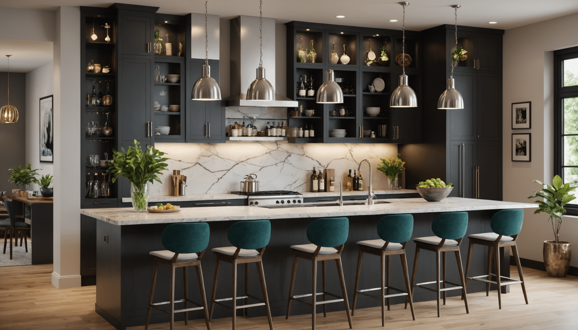 découvrez nos conseils pratiques pour aménager et embellir votre bar de cuisine. transformez cet espace convivial en un lieu tendance et fonctionnel, idéal pour partager des moments en famille ou entre amis. inspirez-vous de nos idées de décoration et d'organisation pour créer un bar qui reflète votre style et répond à vos besoins.